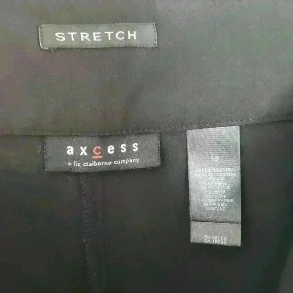Liz Claiborne axcess black dress pants size 10 - Picture 3 of 8